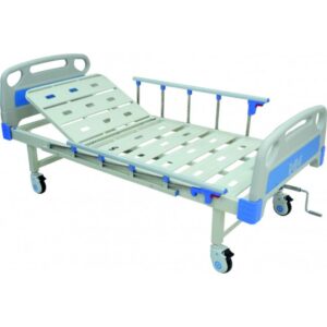 Ergonomic Hospital Bed for Home Use with Adjustable Head and Safety Rails